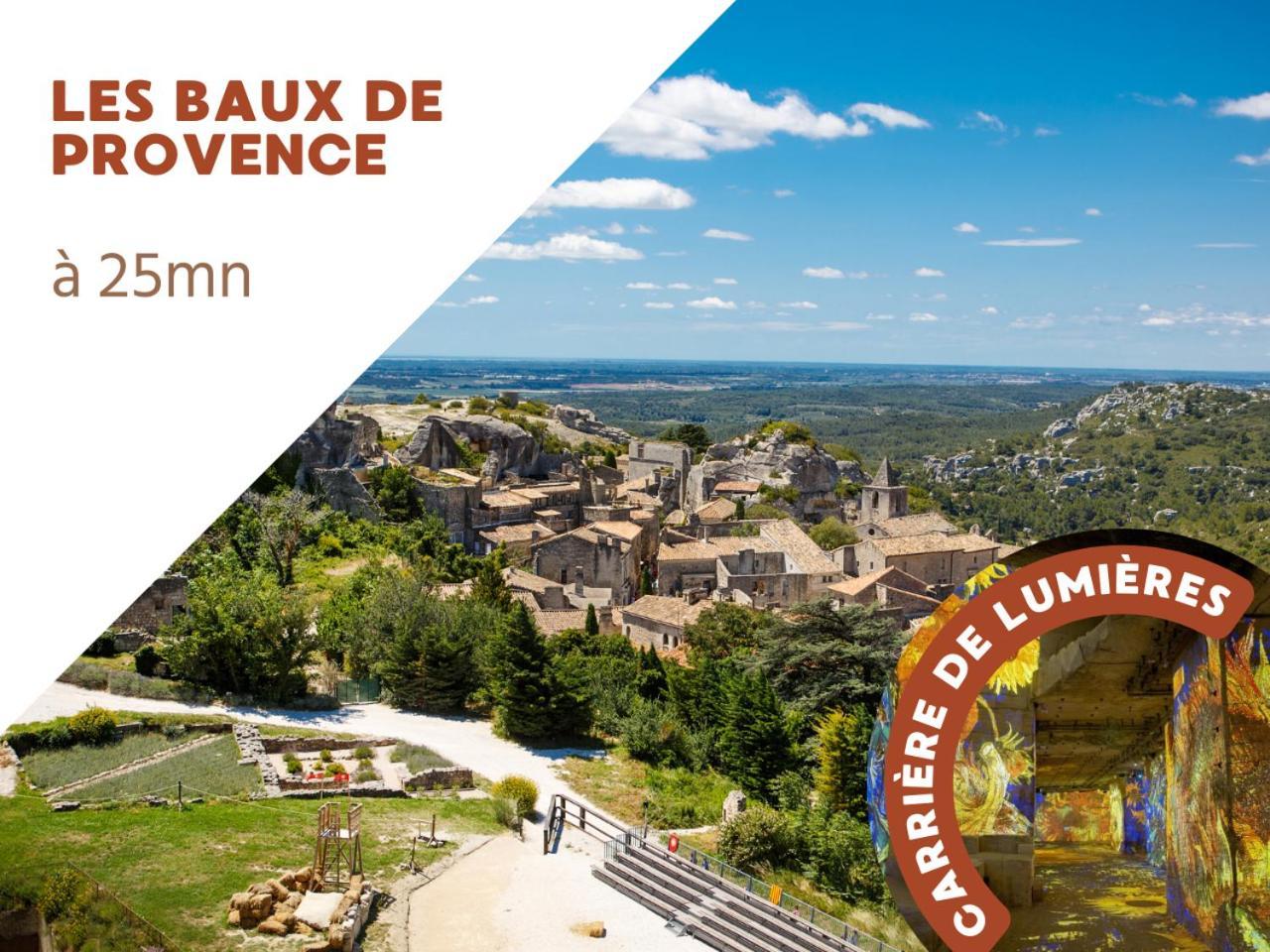 Superbe Appartement De Charme A 10Mn De Saint-Remy Noves Luaran gambar